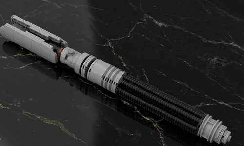 Cal Kestis & Jaro Tapal Brick Lightsabers